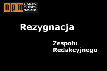 Rezygnacja zespołu redakcyjnego 